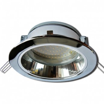Светильник ECOLA GX70-H6R хром встр. с рефл. 13W Tablet 220V 2700K 65x171